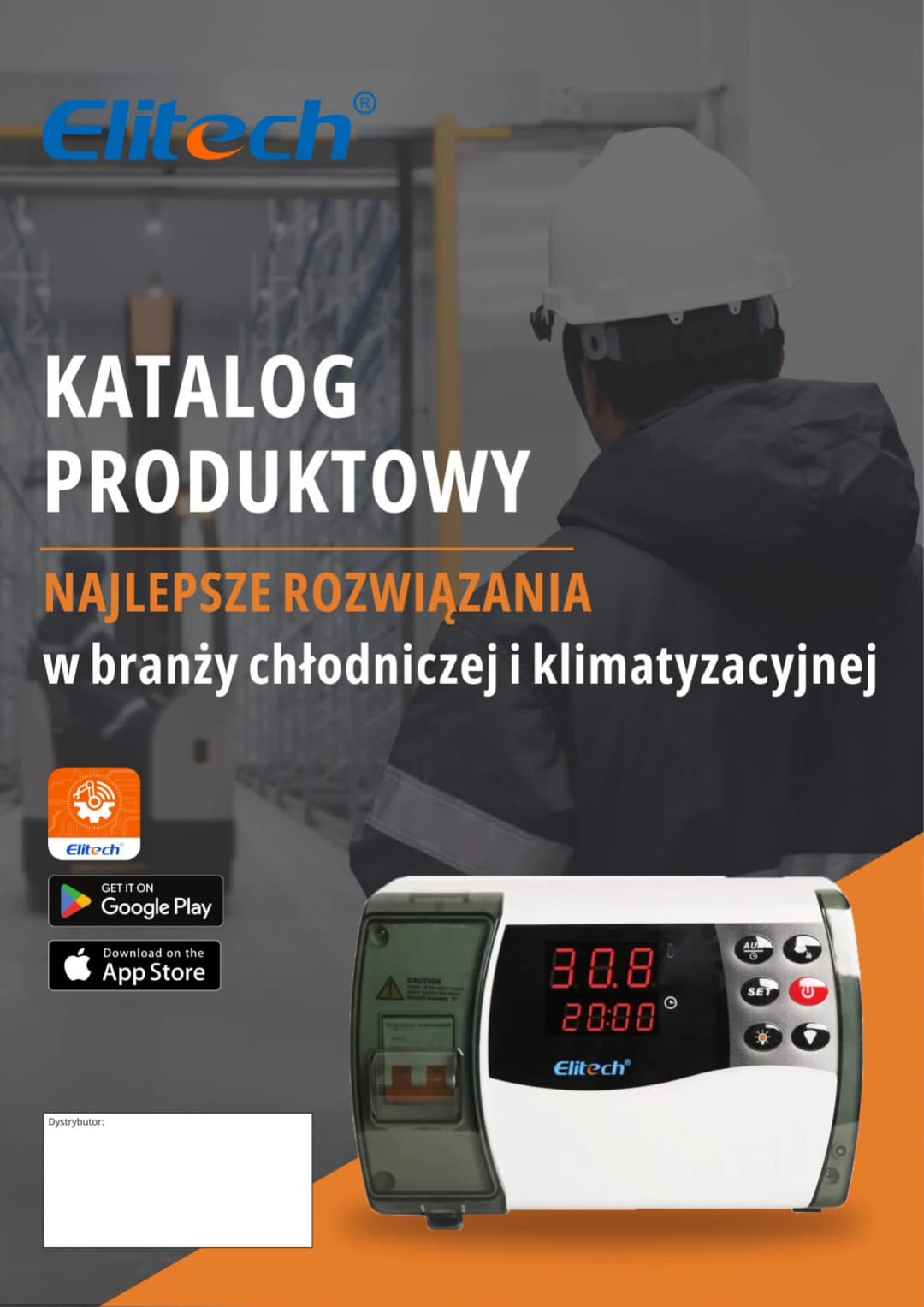 Okładka katalogu produktów Elitech
